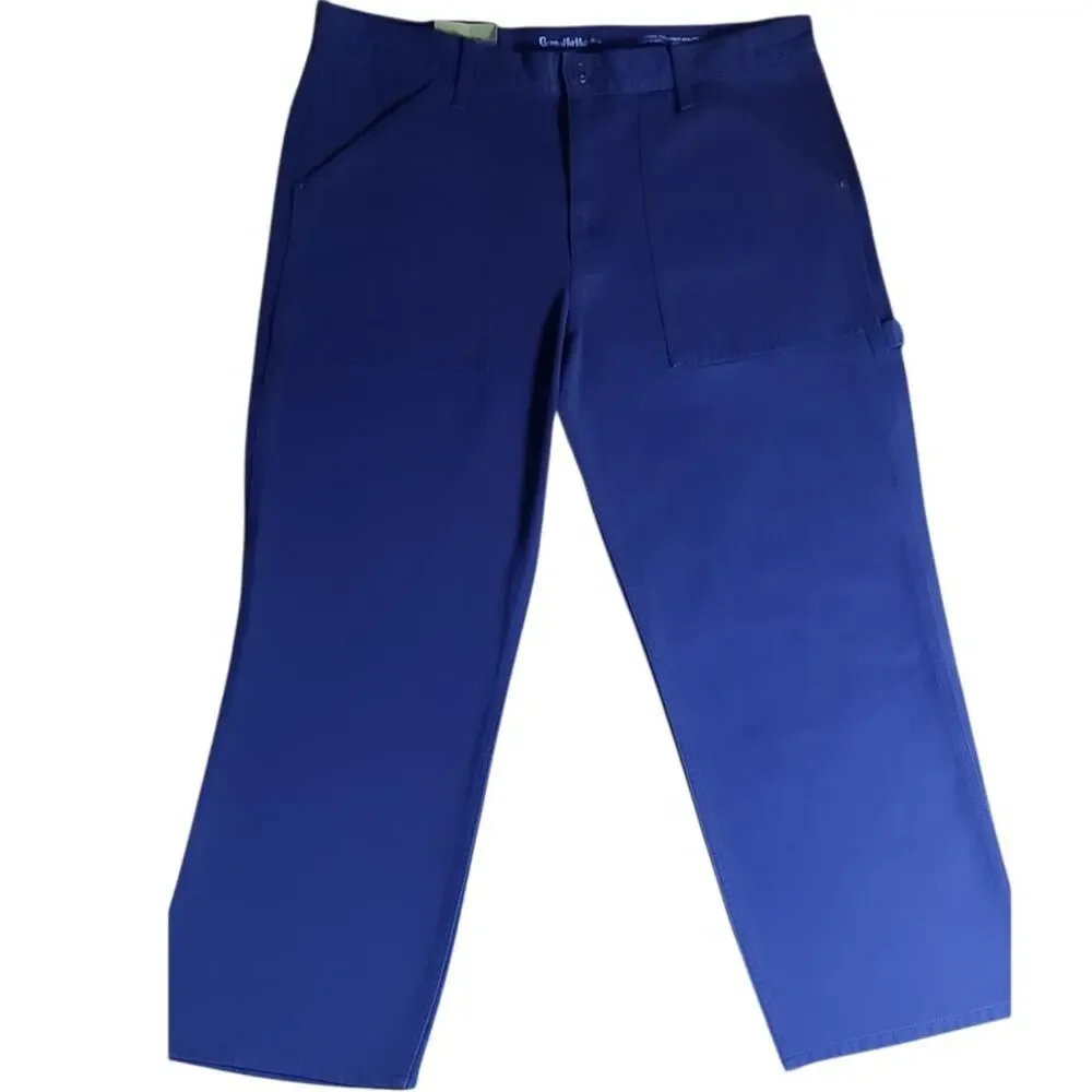 Goodfellow & Co Men's Pants Tag 38x30 Measures 38x28 Navy Blue Utility Casual